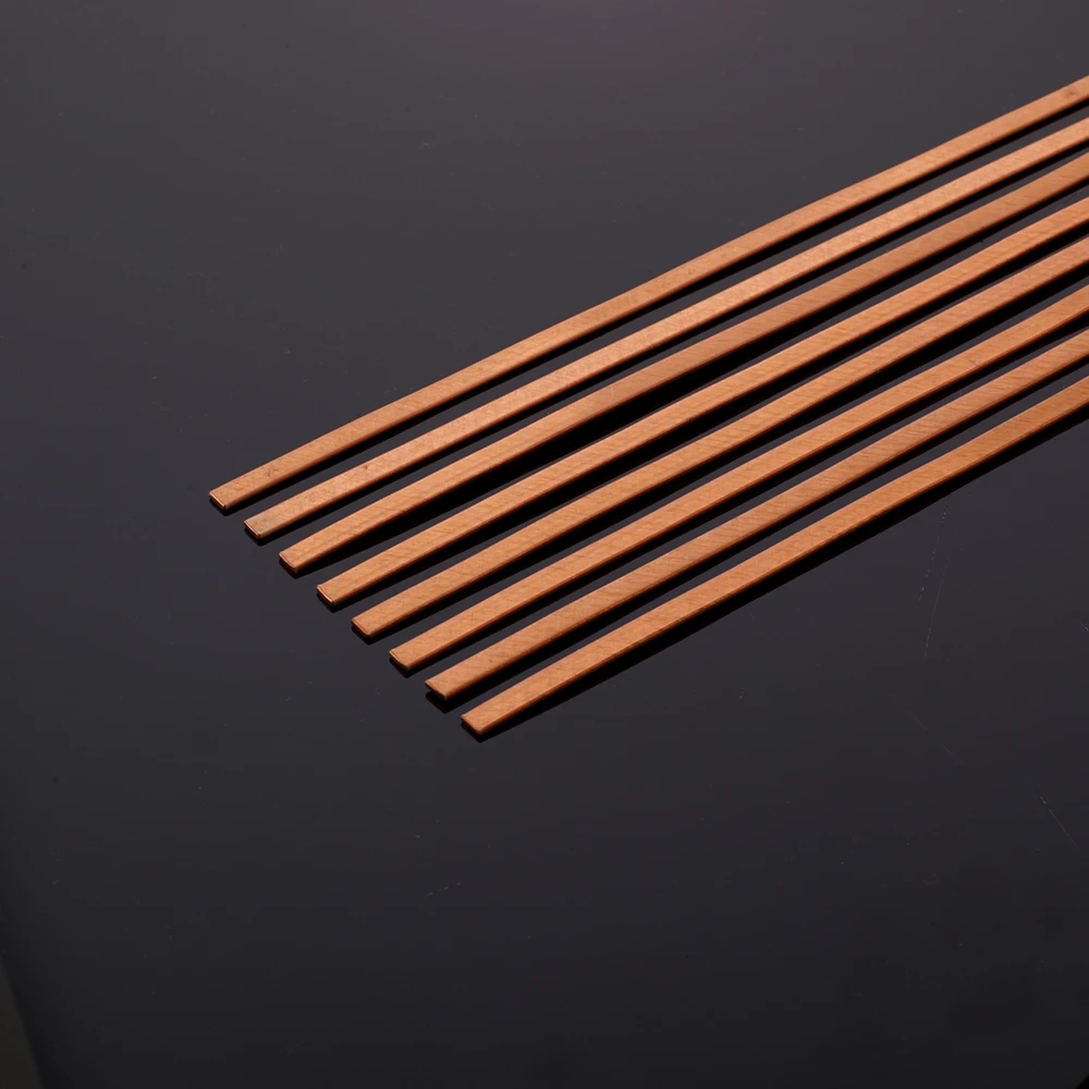 Einzel-/Doppel-Polyester-Fiberglas-isolierter, gesinterter, emaillierter Kupfer-Flachdraht